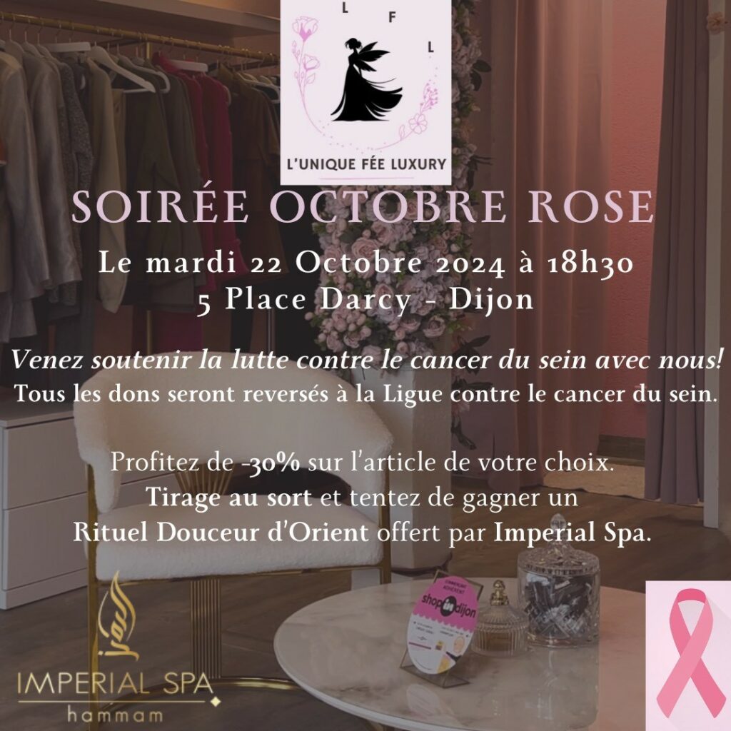 Soirée caritative dans la boutique L'Unique Fée Luxury